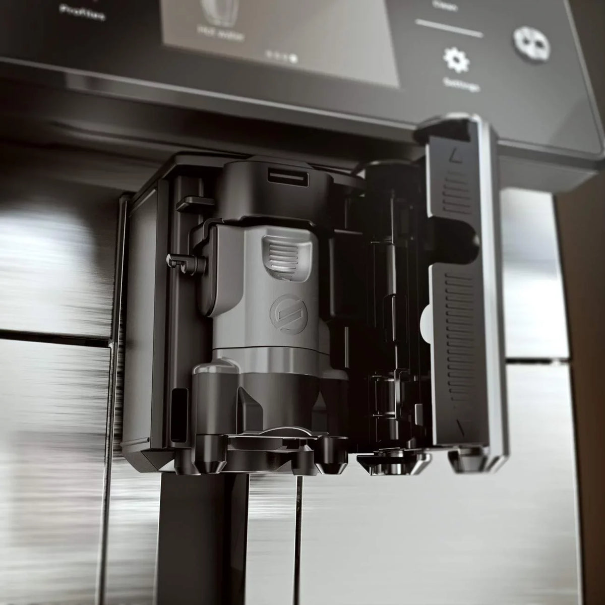 Saeco Xelsis /04 Super Automatic Espresso Machine, Titanium Metal Front