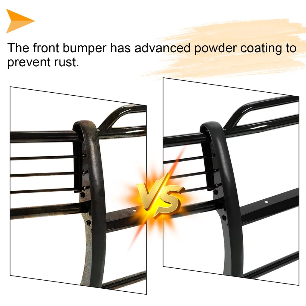 Front Grille Brush Guard Grill for Ford Ranger Mazda  Pickup Truck 2001 02 03 04 05 06 07 08 09 10 11 2012 Powder Coated Black Steel