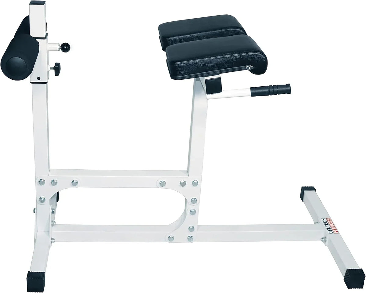 Hyperextension Bench Chair – 400  Capacity – Fully Adjustable Hyper Extension Back Exercise Fitness Station For Strength Training By