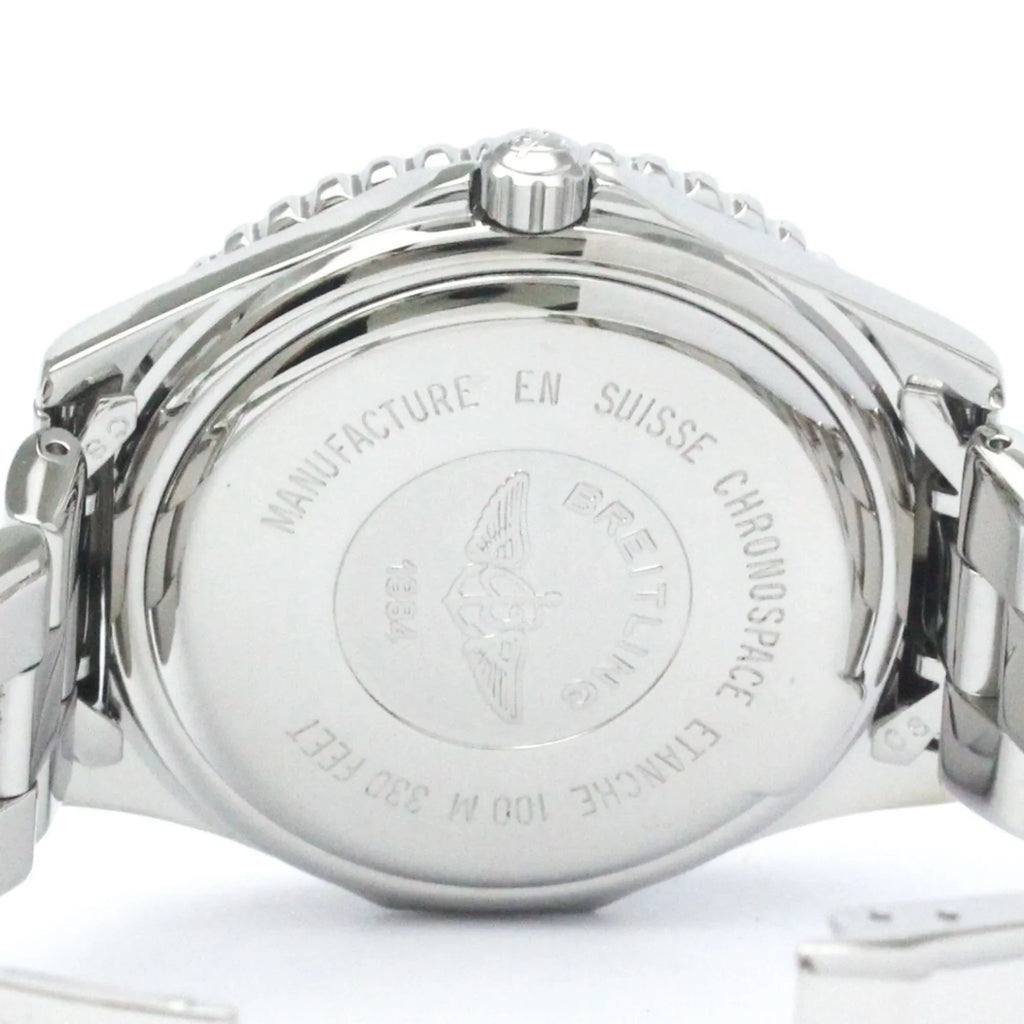 Pre-Owned Polished  Chronospace Steel Quartz Mens Watch .1  (Good)