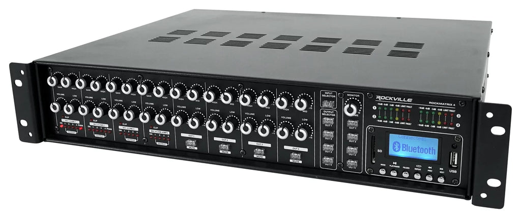 Rockville   Multi Room Home Receiver+6) Ceiling+2) Black Wall Speakers