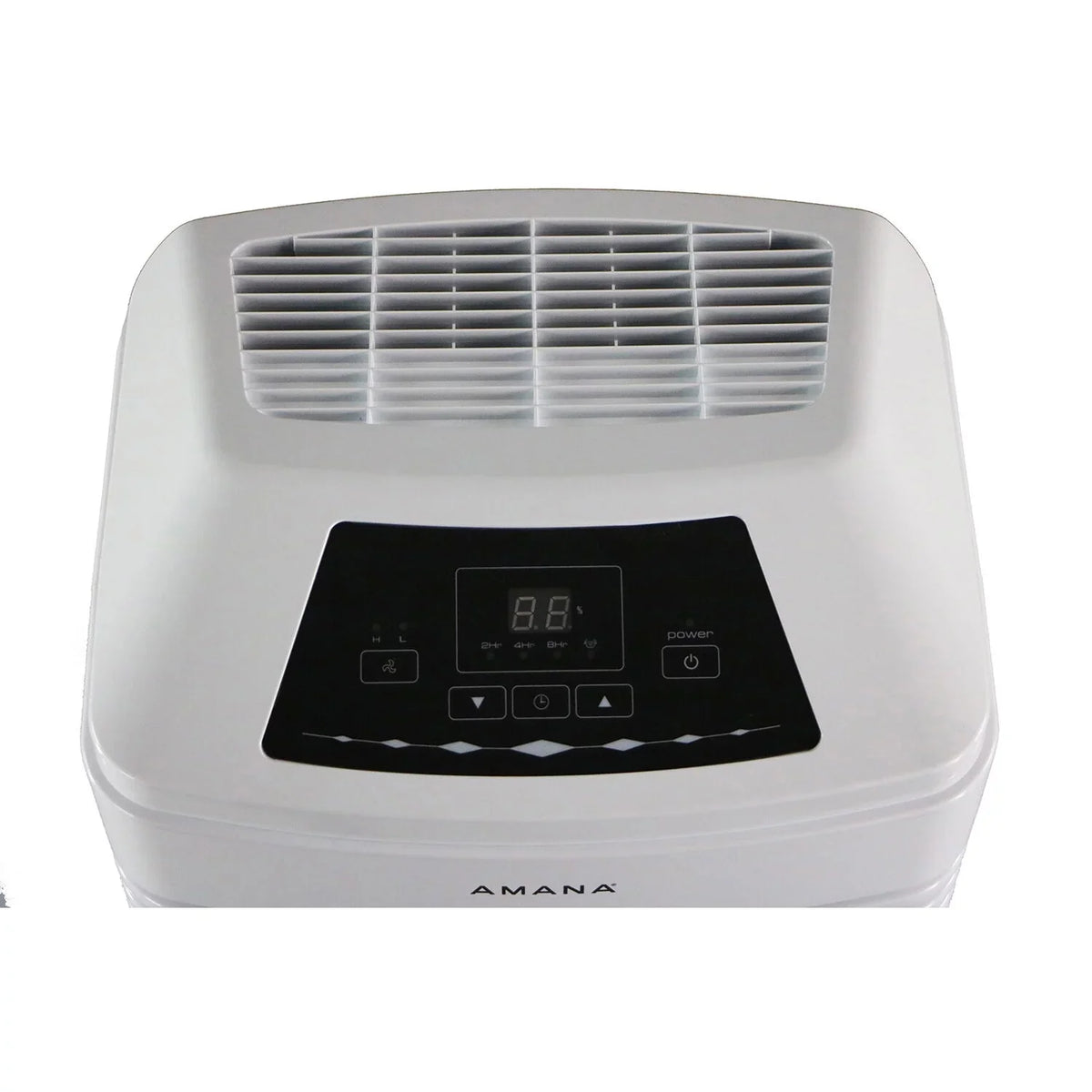 Restored Amana 48 Pt 1,800 Sq Ft Dehumidifier in White - Adjustable Humidistat, Automatic Shut-off (Refurbished)