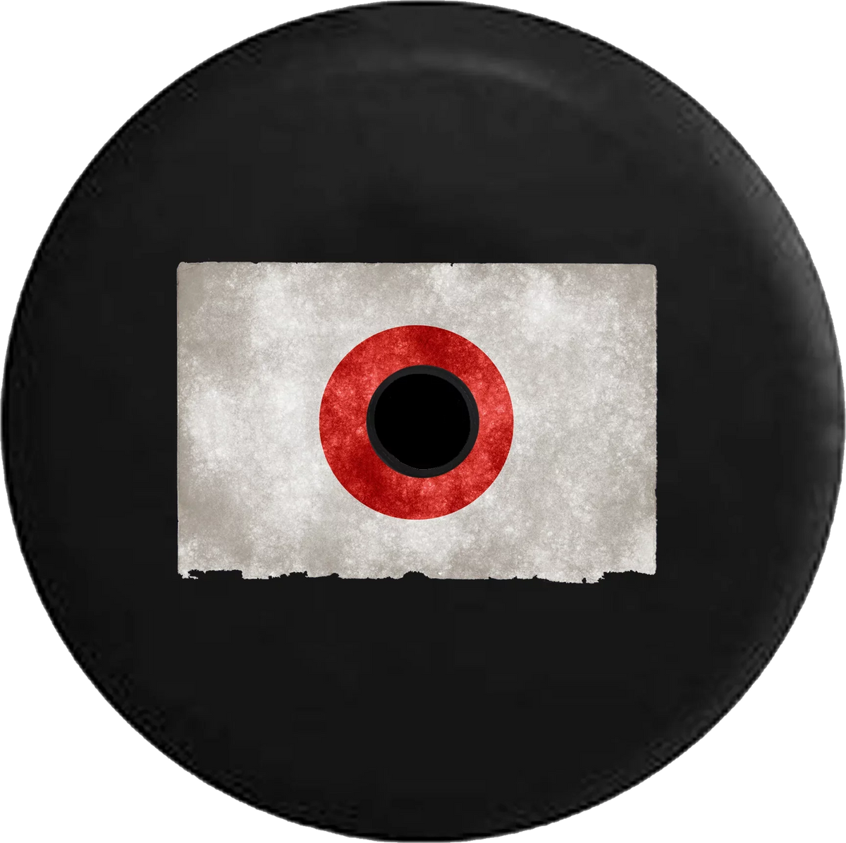 2018 2019 Wrangler  Backup Camera Distressed Japan Flag Vintage Spare Tire Cover for Jeep  32 Inch