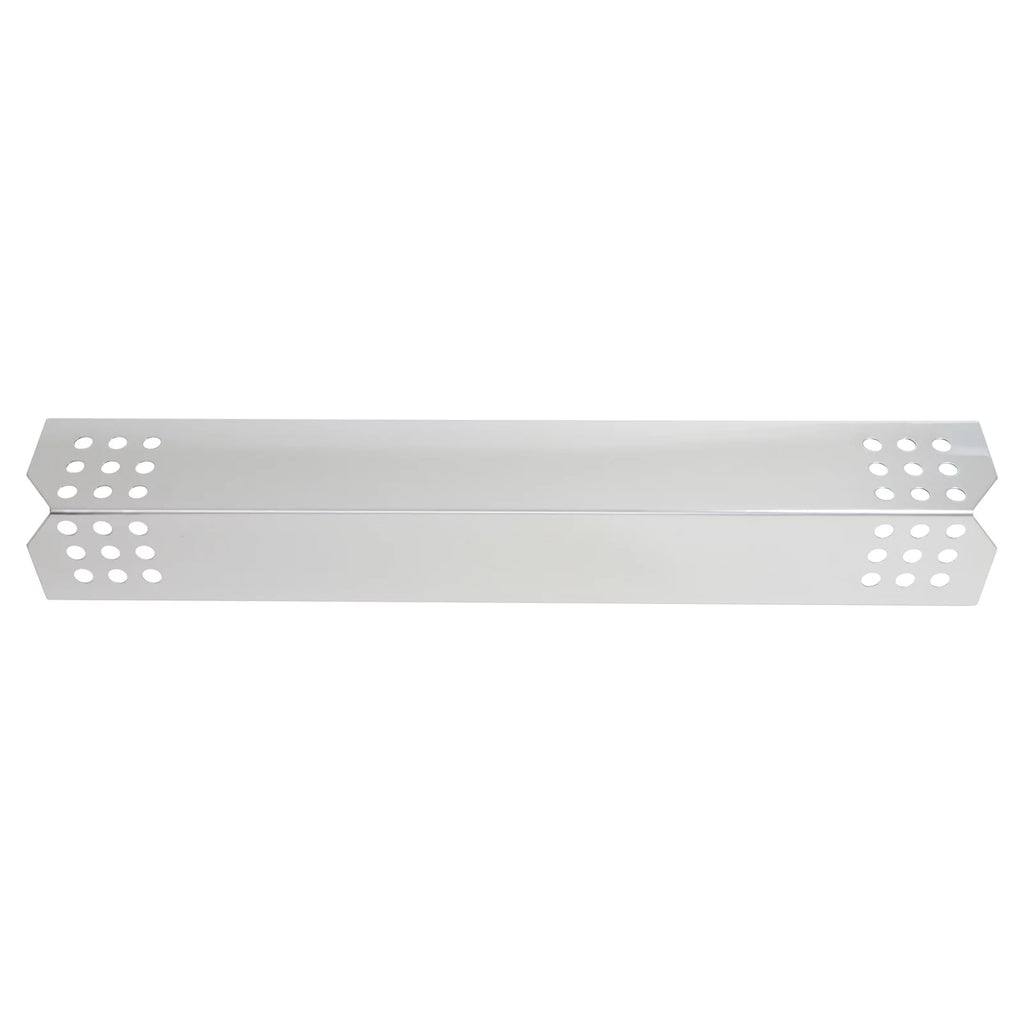 2-Pack  Grill Heat Shield Plate Tent Replacement Parts for Kitchenaid 720-0727 - Compatible Barbeque Stainless Steel Flame Tamer, Flavorizer Bar, Vaporizer Bar, Burner Cover 16 1/8"