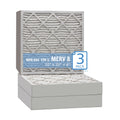 20x20x4, Purolator Hi- 40 Extended Surface Pleated Air Filter, Mechanical  8, (3 Pack)