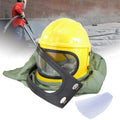 Supplied Safety Sandblast Helmet Sand Blast Hood Protector Yellow
