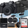 Canon   Mark  Mirrorless Camera with  24-105mm +  75-300mm Lens + SanDisk 32GB Memory Card + Case +  Flash + ZeeTech Accessory Bundle