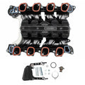 AutoShack Upper Intake Manifold with Thermostat and Gaskets Replacement for Ford Mustang Explorer Crown Victoria Mercury Grand Marquis Mountaineer Lincoln Town Car Without Coolant Heated