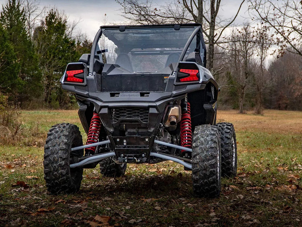 SuperATV Rear Receiver Hitch for 2020+ Kawasaki Teryx  1000|Includes Cotter Pin and Hitch Pin|Max Towing Capacity 1500 .|Fits Standard 2" Attachments|---02
