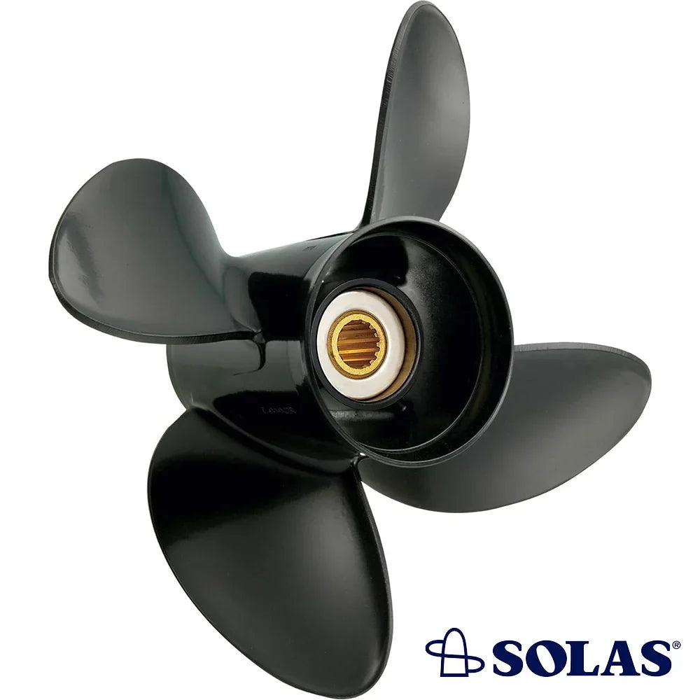 New Aluminum Propeller Compatible With 50-140Hp Yamaha  4-Cyc. High Thrust 15 Spline 50 60 Vmax Sho 115 2012 2013 2014 2015 2016 2017 2018 2019 2020 2021 By Part Number 3413-128-17