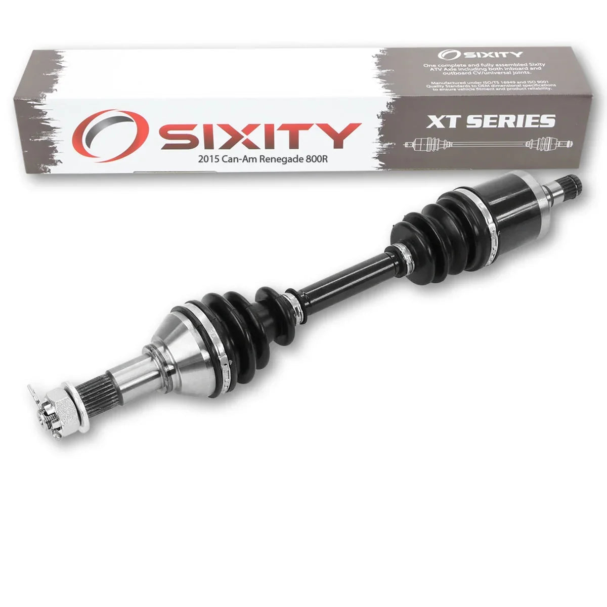 Sixity  Front Left Axle fit with Can-Am Renegade 800R 2015 -  4X4