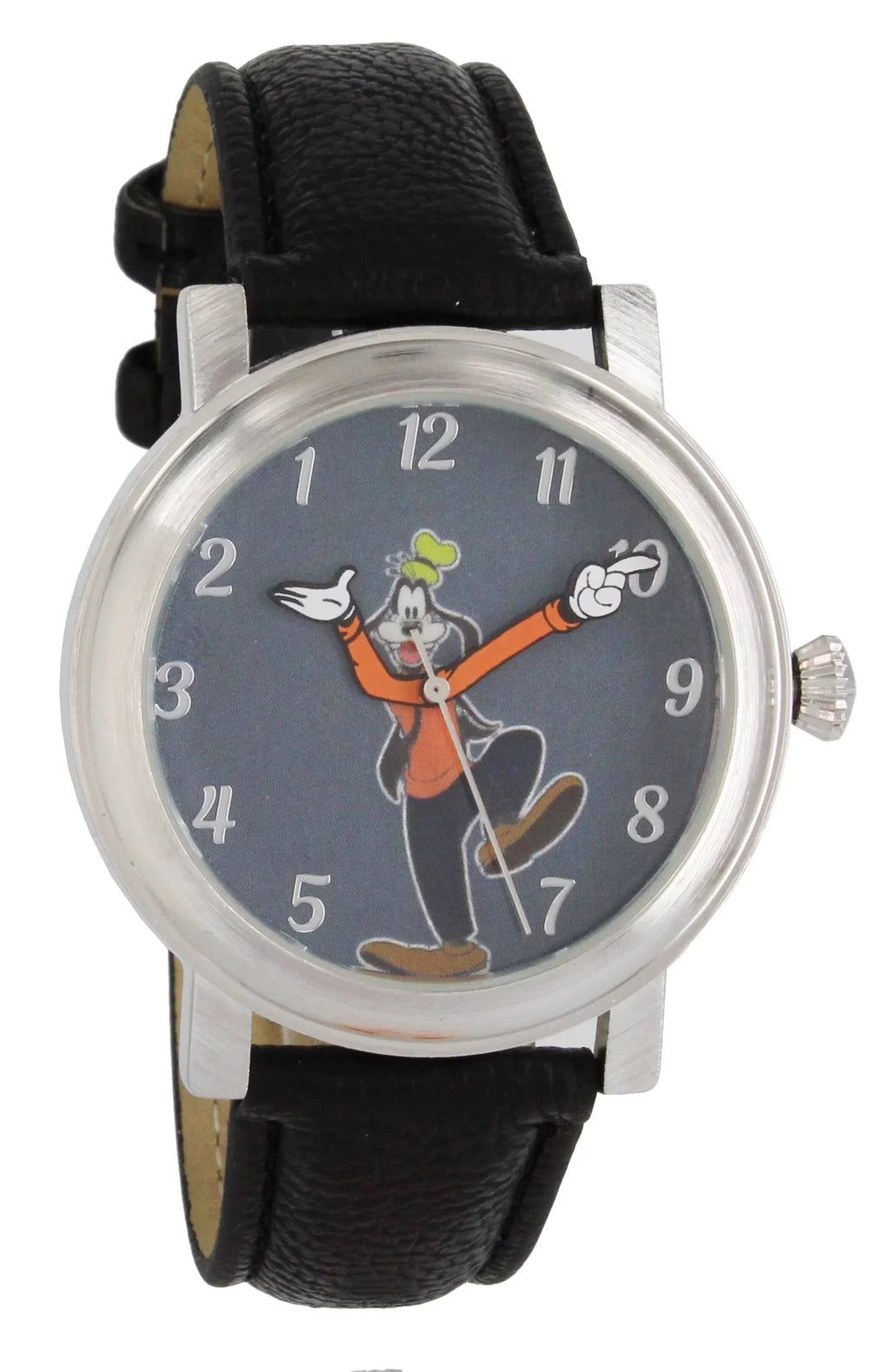 Disney Vintage Style Backward Ticking Watch Goofy Molded Hand Quartz Watch