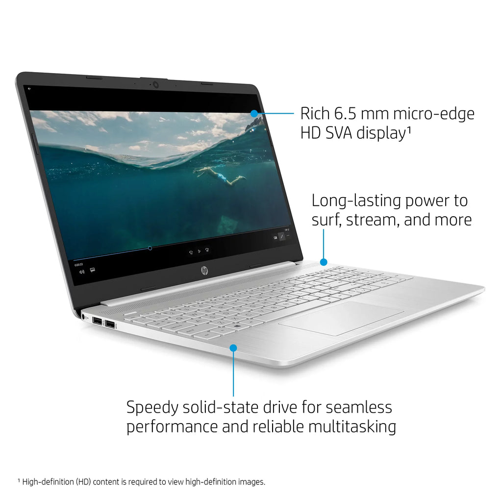 15.6" i3 8GB/512GB Laptop-Silver