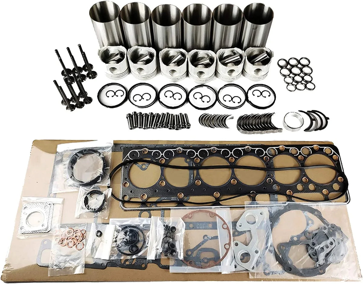 Seapple New 6CT8.3 Engine Overhaul Rebuild Kit Compatible with Cummins Hyundai Excavator -5