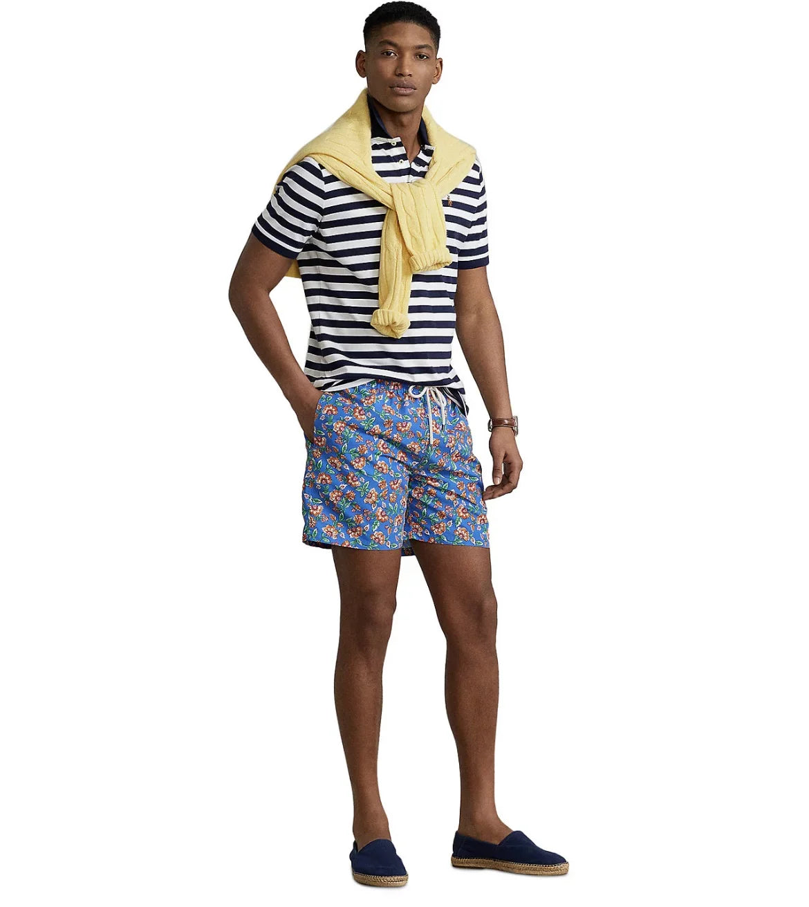 Polo Ralph Lauren Men's 5.5-Inch Traveler Classic Swim Trunks Size