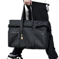 Waterproof Travel Bag Dry And Wet Separation Leather Feel Large Capacity Business Trip Handbag Men' And Women' Luggage Bag Sports And Fitness Bag