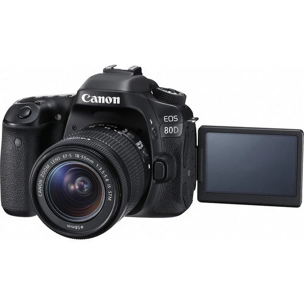 Canon  80D  Camera with 18-55mm Lens + 16GB Expo Advanced Kit