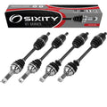 4 pc Sixity  Front Rear Left Right Axles designed for with Honda  FourTrax Rancher 4x4 Auto     2015-2019