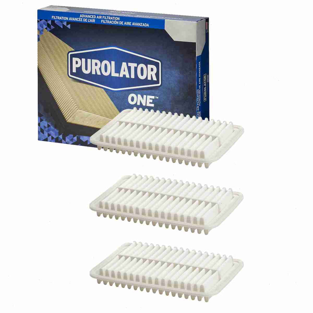 3 pc Purolator   Air Filters for 66673 Intake Inlet Manifold Fuel Delivery Filters