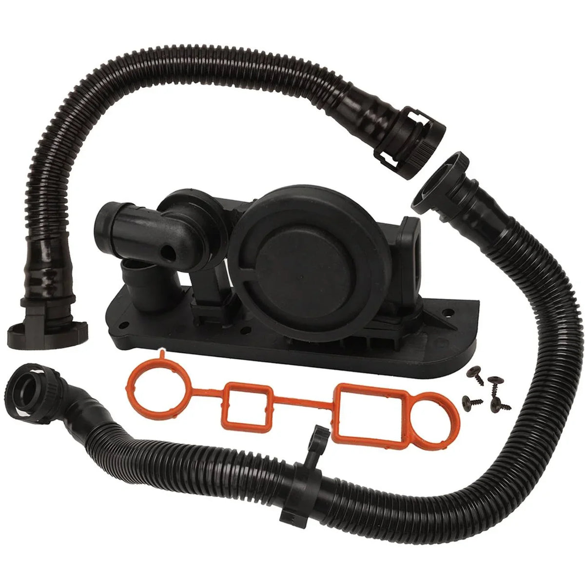For   Eos  Jetta Passat   Crankcase Vent Valve and Hoses Set Kit Fits select: 2007   , 2008   /