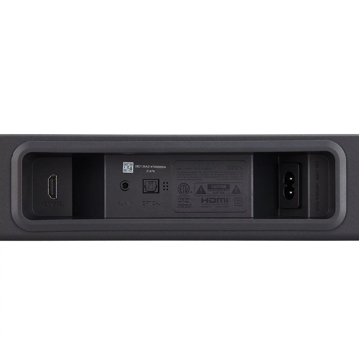 Restored Onn. 100043851 2.1 Soundbar System with 2 Speakers and Builtin Subwoofer, 36" (Refurbished)