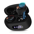 UrbanX True Wireless Bluetooth Earbuds + Charging Case, Black, Dual Connect,  Water Resistance, Bluetooth 5.2 Connection, Balanced, Bass Boost Compatible with Lenovo  Note