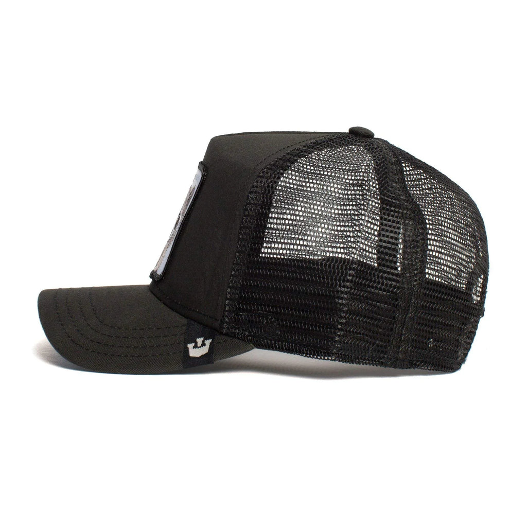 Goorin Bros. The Farm Unisex Original Adjustable Snapback Trucker Hat, Black (Bandit), One Size