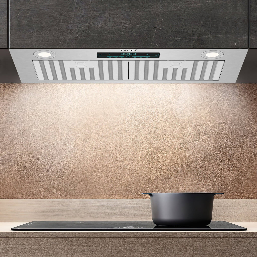 30" Under Cabinet Range Hood Kitchen Stove Vent Hood, with 900 , 4 Speed Gesture Sensing&Touch Control Panel