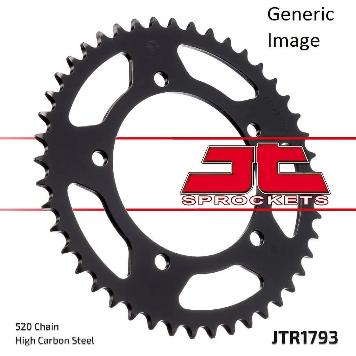 Steel Rear Sprocket 42T fits Street  - 2001-2005