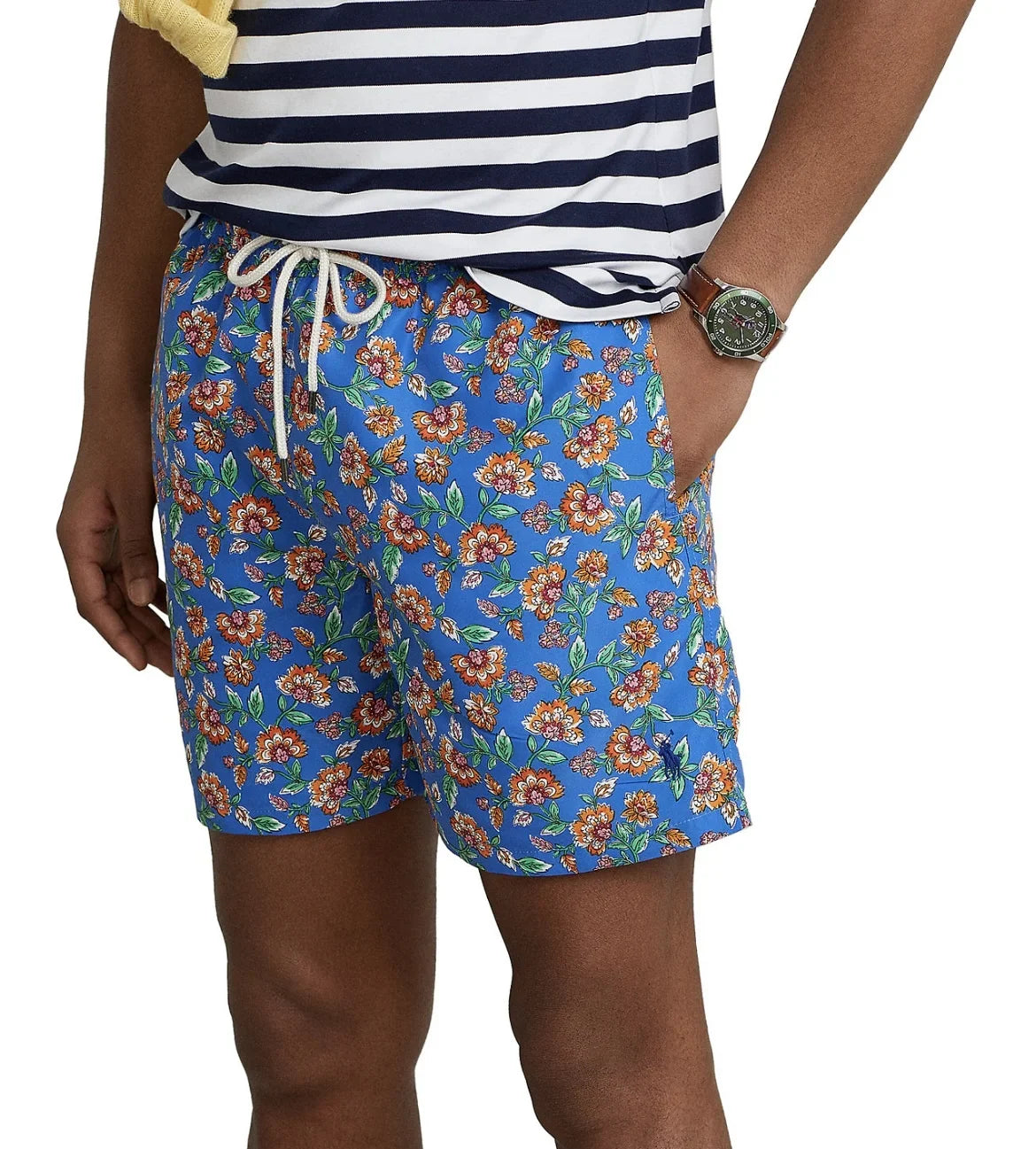 Polo Ralph Lauren Men's 5.5-Inch Traveler Classic Swim Trunks Size