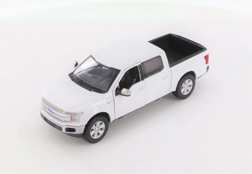 2019 Ford -150 Lariat Crew Cab Pickup Truck, White - Showcasts 79363/16D - 1/27 scale Diecast Model Toy Car