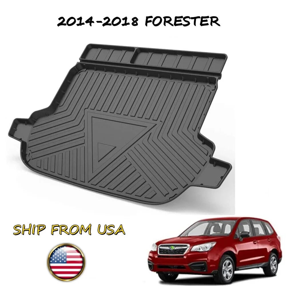 Trunk Liner  Cargo Mats for 2014-2018 Subaru Forester Reliable Protection