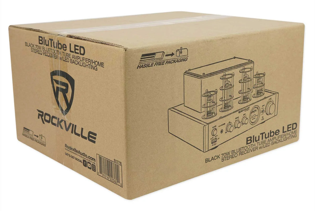 Rockville  Tube Amp/Home Theater Receiver+(8) 6.5" White Ceiling Speakers