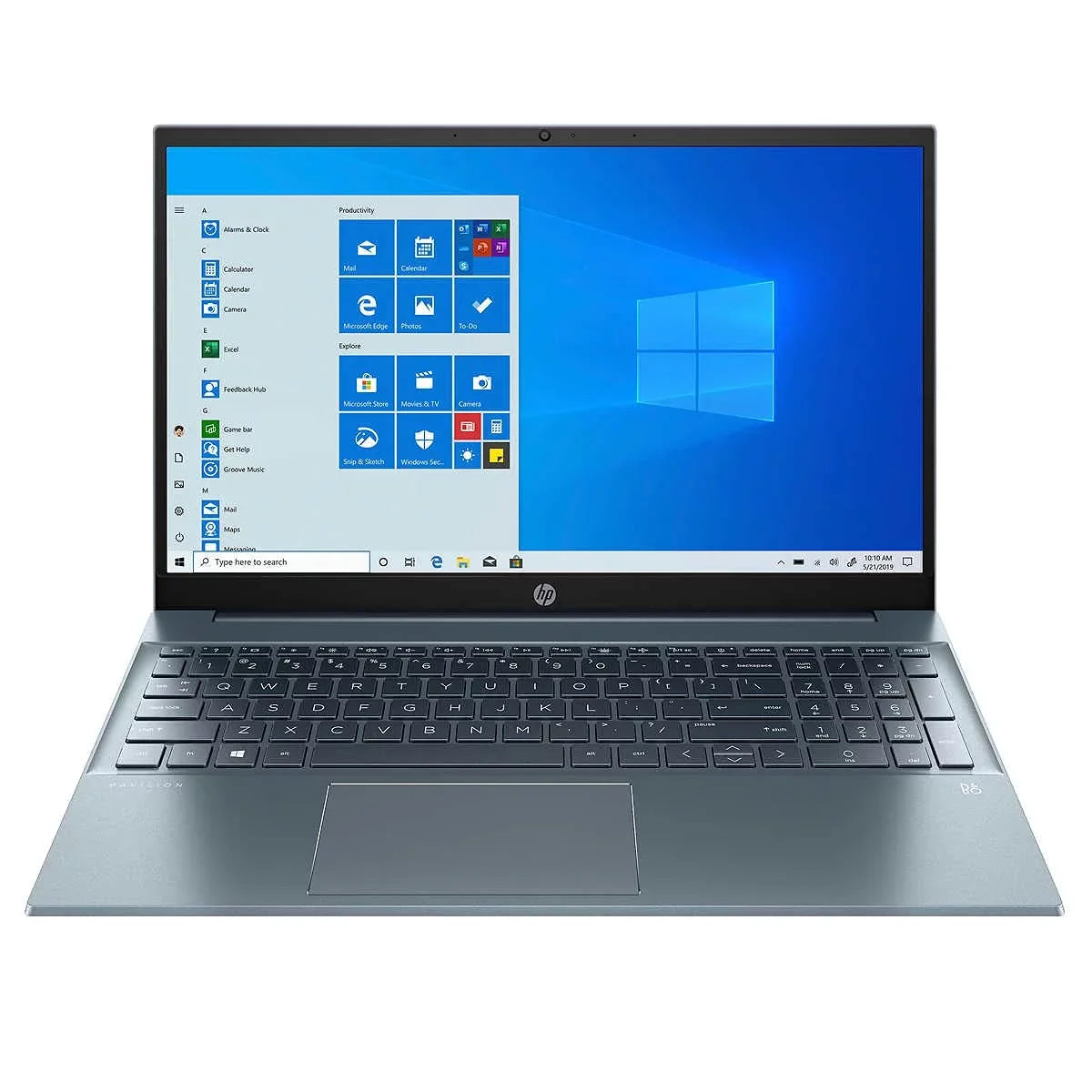 2021  Pavilion 15.6"  Business Laptop 11th Gen 4-Core Intel i7-1165G7 16GB  512GB NVMe  Intel Iris Xe Graphics  Webcam Bluetooth Backlit Keyboard Windows 10 Pro w/ Ontrend 32GB