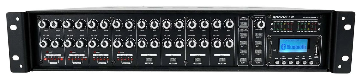Rockville   Multi Room Home Receiver+6) Ceiling+2) Black Wall Speakers