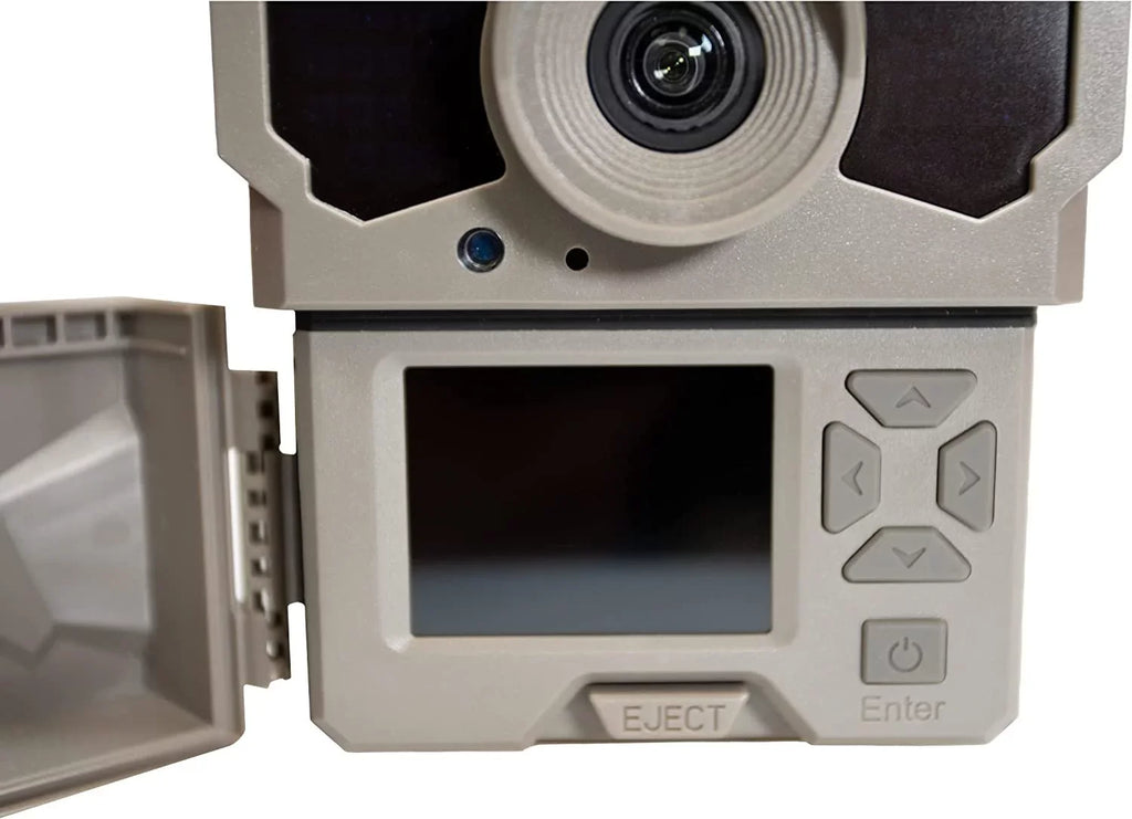 Reveal   Cellular Trail Camera, Verizon and &,  Glow, Integrated  Tracking, Built in  Screen,  Photo and  Video - + Solar Panel
