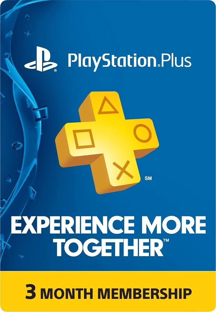 PlayStation 5 Digital  - White Console with Wireless Controller - All Digital Version, 825GB  - With  Plus 3 Month Membership