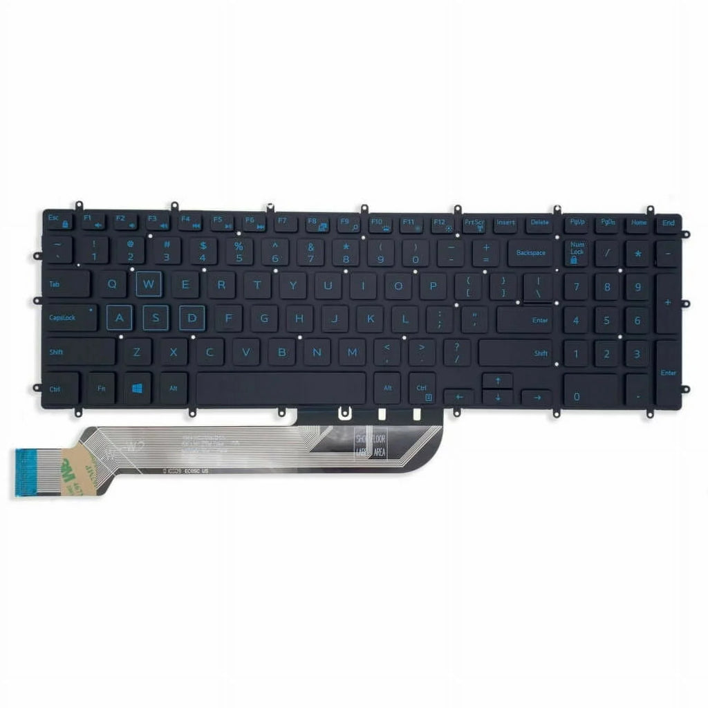 For Dell Gaming -3579 3779  15 5587 15-5587 Keyboard Backlit Blue Characters