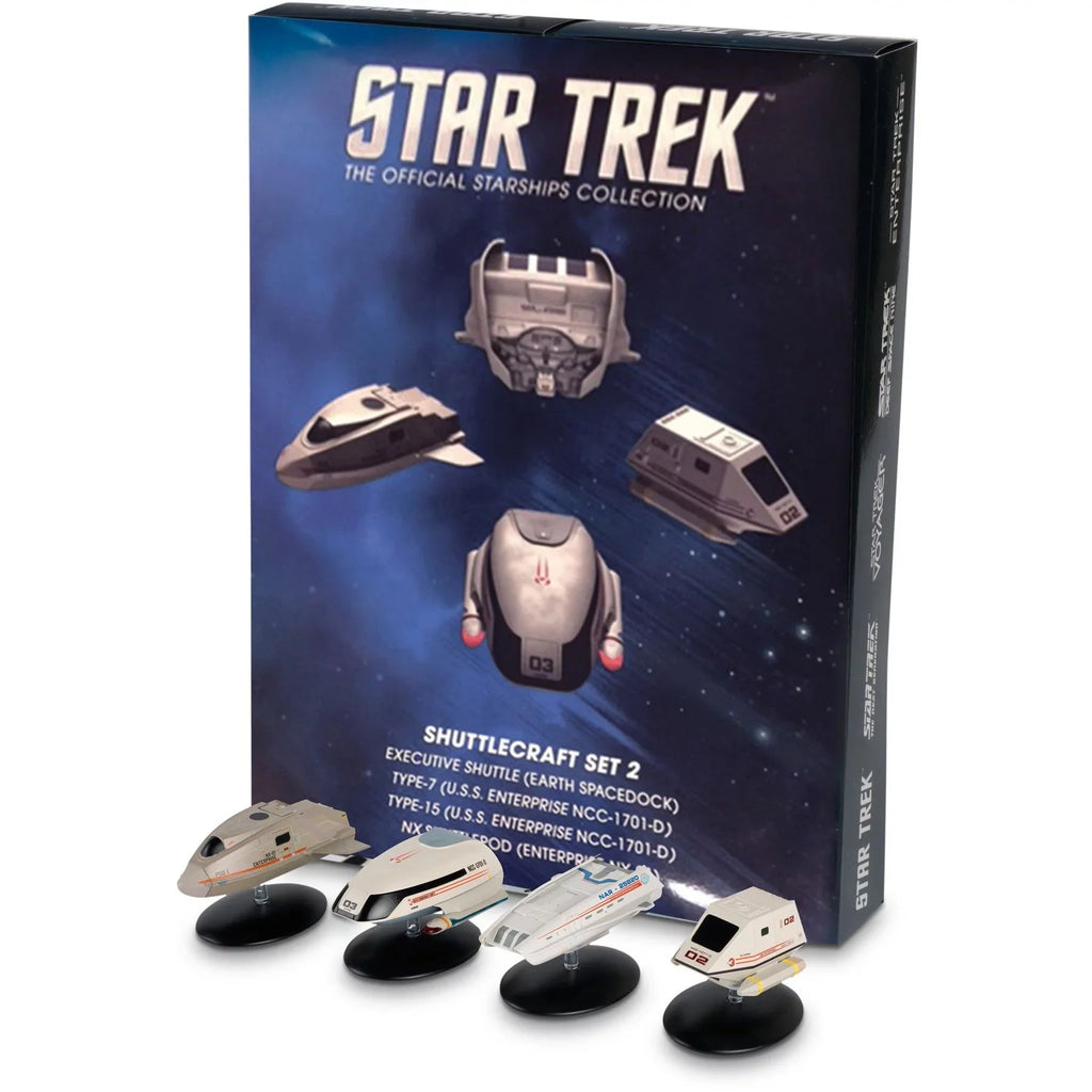 Shuttle Set 2 Model Die Cast Ship Eaglemoss Star Trek