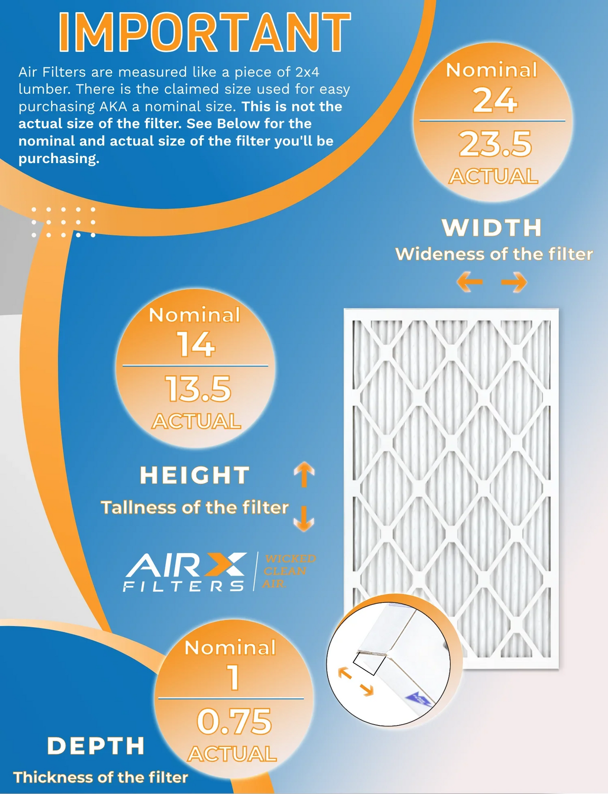 14x24x1 Air Filter  8 Rating, 12 Pack of Furnace Filters Comparable to  700 &  5 - Made in  by     .