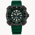 Citizen Men's Eco-Drive Promsater Dive with Super Titanium Case with Green Strap - -06W