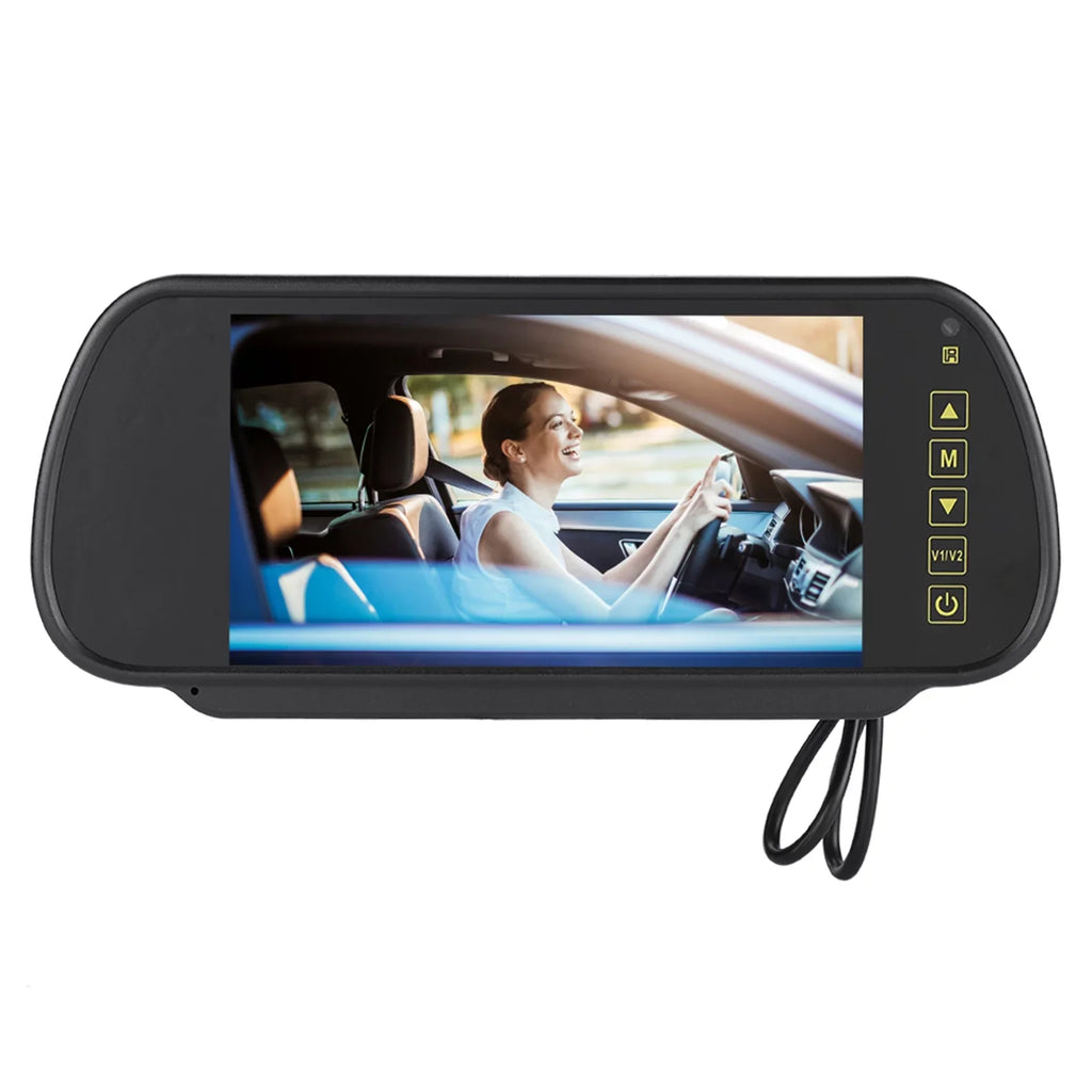 Auto Dimming Monitor Rear View Camera - 7inch Car Rearview Mirror  Auto Dimming Monitor Rear View Camera With Bracket