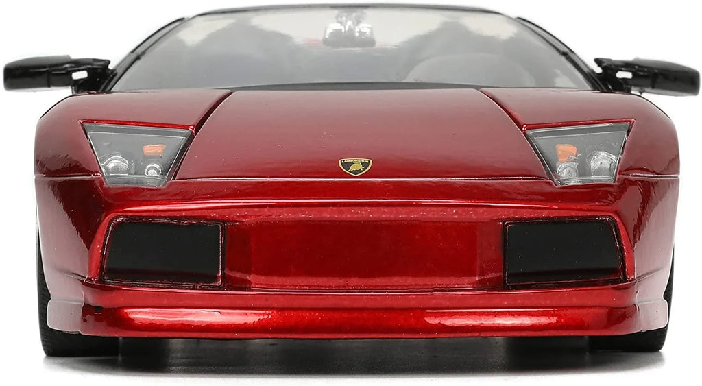 Lamborghini Murcielago Roadster Red Metallic "Hyper-Spec" Series 1/24 Diecast Model Car by Jada
