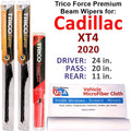 2020 Cadillac  Performance Beam Wipers (Set of 3) w/Rear Wiper