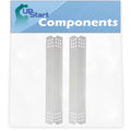 2-Pack  Grill Heat Shield Plate Tent Replacement Parts for Kitchenaid 720-0727 - Compatible Barbeque Stainless Steel Flame Tamer, Flavorizer Bar, Vaporizer Bar, Burner Cover 16 1/8"