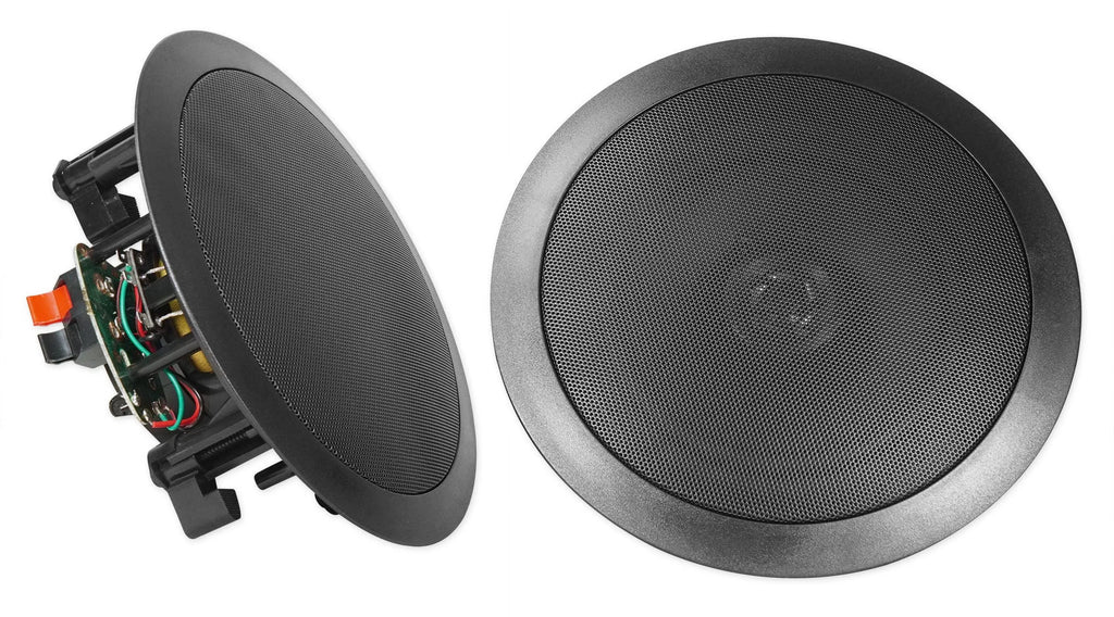 Rockville   Multi Room Home Receiver+6) Ceiling+2) Black Wall Speakers