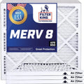 Filter King 12x27.5x1a Air Filter | 4- |  8  Pleated / Furnace Filters |    | Actual Size: 12 x 27.5 x .75"