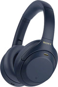 Restored Sony -1000XM4 Wireless Industry Leading Noise Canceling Overhead Headphones with Mic for Phone-Call and Alexa Voice Control, Blue (Refurbished)