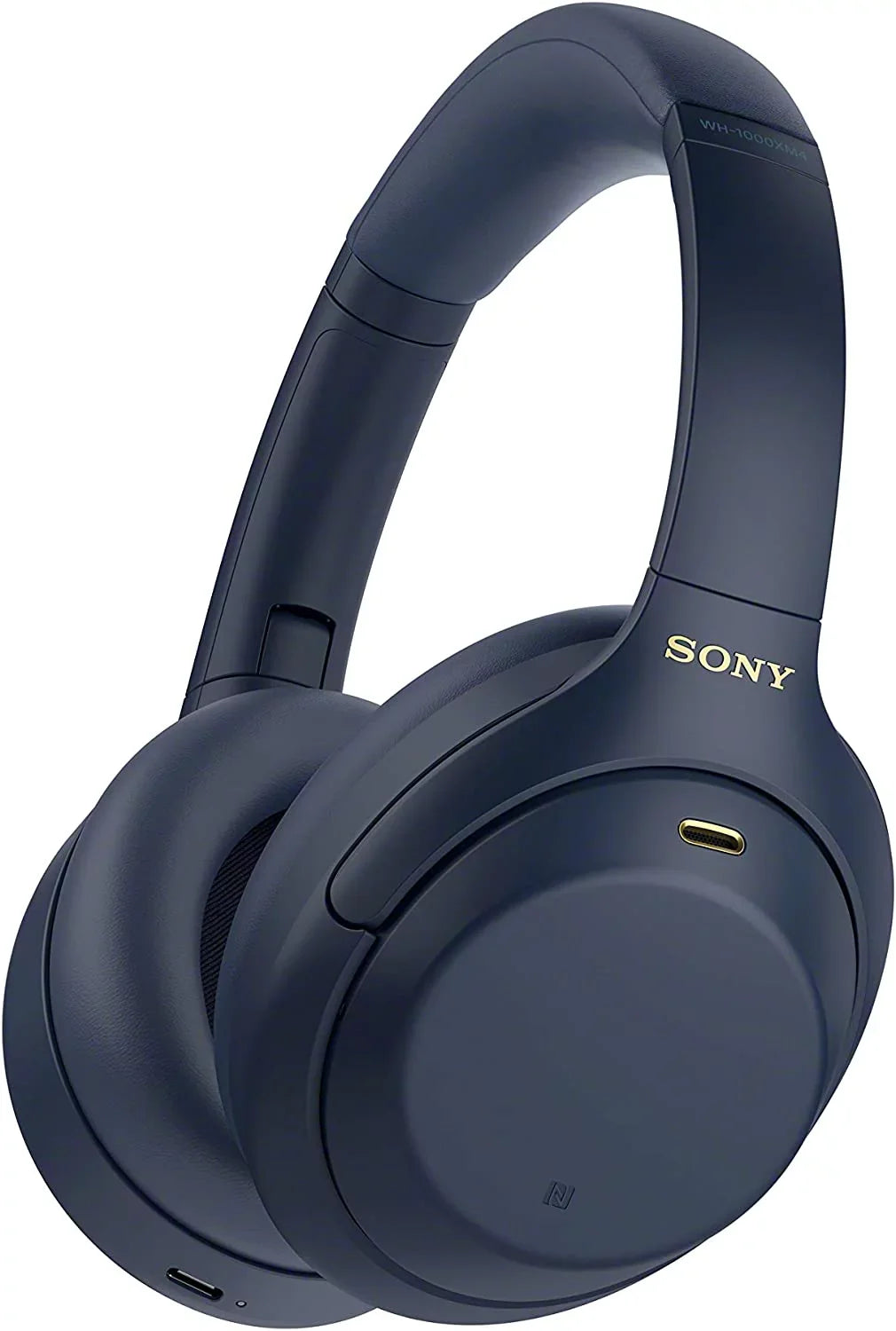 Restored Sony -1000XM4 Wireless Industry Leading Noise Canceling Overhead Headphones with Mic for Phone-Call and Alexa Voice Control, Blue (Refurbished)