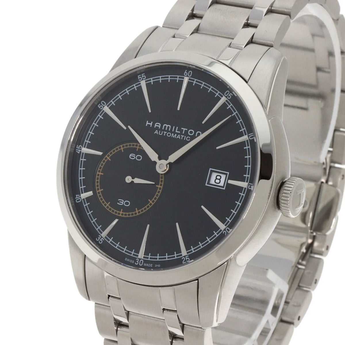 Pre-Owned Hamilton  American Classic Railroad Watch Stainless Steel  Men's  (Good)